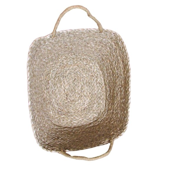 Set of 2 Wicker Baskets with Handles - Picture 4 of 6